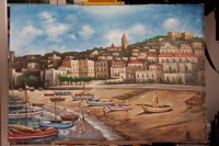 Veduta di Vieste all'inizio del 1900.